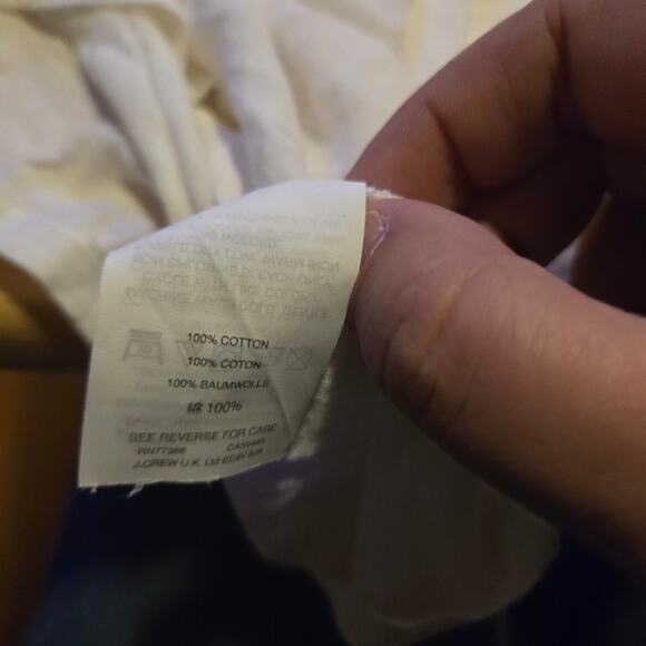 J.Crew Vintage Cotton Tank Top White Size XS - Picture 4 of 7